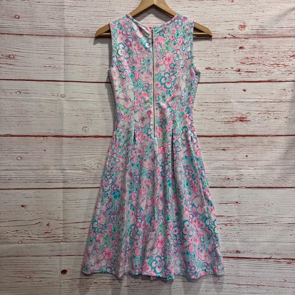Lilly Pulitzer Kinsey Dress in Resort White Love Bug Sz XS - Picture 10 of 13